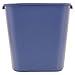 Rubbermaid Commercial Products Deskside Recycling Can, 10.25-Gallon/41-Quart, Blue Recycling Symbol, Plastic, for Bedroom/Bathroom/Office/Under Desk/Sink