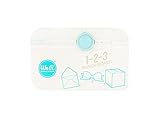 punch board "NULL" We R Memory Keepers 1-2-3 Punch Board, Blanco, 1 Pack