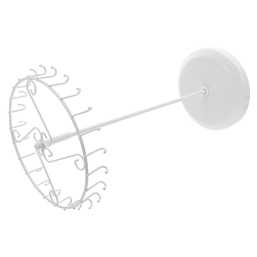 CHICAMPERA Estante Para Guardar Collares Organizador De Ganchos Para Collares Expositor Giratorio Con Ganchos Joyero Giratorio Para Pulseras Colgador De