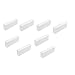 Reusable Clay Mold Making Only Use Hot Water. Eco package (Clear White, 8pcs)