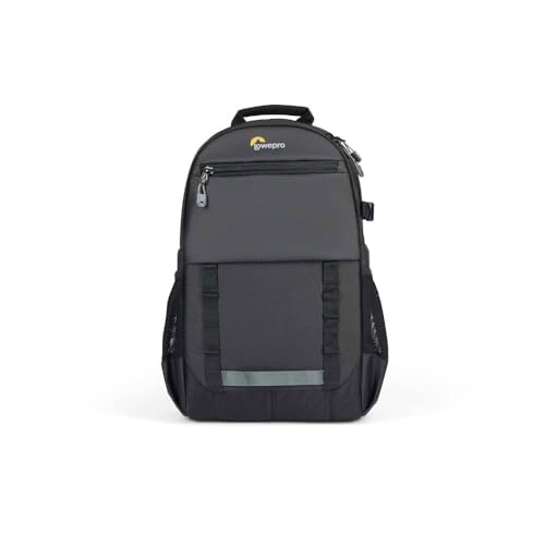 Lowepro Adventura BP 150 III, Camera Backpack with Tripod Holder, 11" Tablet Pocket, Back Side Access, for Mirrorless Camera, Compatible with Fujifilm XT200, Canon M50 MII, EOS R10, Nikon Z50, Black