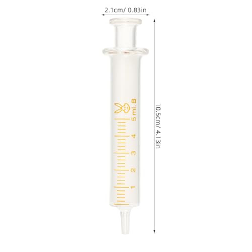 Kisangel 5-częściowy zestaw do napełniania strzykawek do perfum: 5 ml dozownik do perfum podróżnych - ekstraktor do dekantacji zapachu - mała strzykawka do aplikatora oleju lub kleju