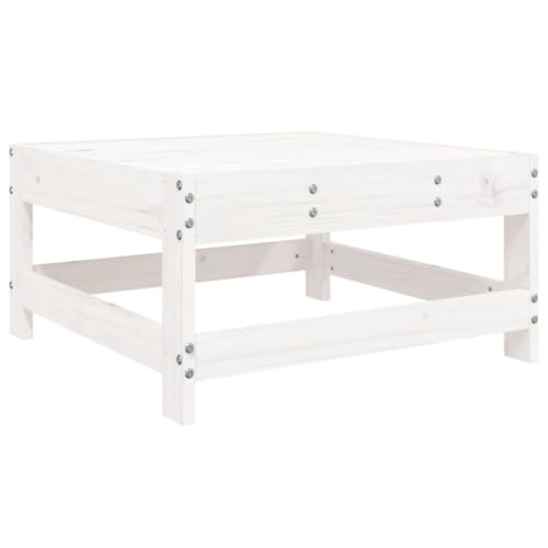 Salon de jardin modulable résistant aux intempéries blanc
