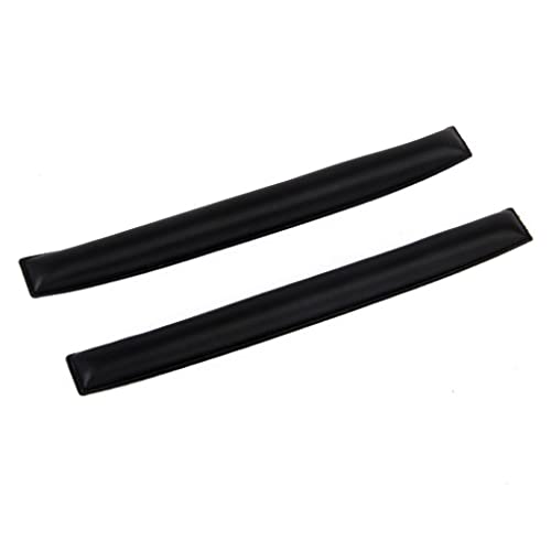 Tiuimk Paquete de 2 almohadillas para diadema Sennheiser – Bandas de repuesto para auriculares HD25, HD25 II, HD25 1, HD25 1 II, HD25 SP, HD25 SP II, PC150, PC151, PC155, color negro