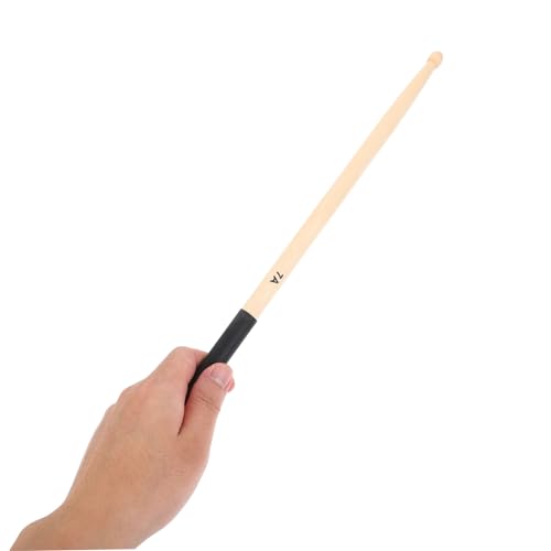 Baquetas antideslizantes BESTonZON de madera de arce, ligeras para práctica, 4 pares, para baterías electrónicas y percusión, colores blanco, negro, amarillo y verde miniatura 6