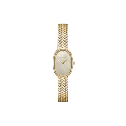 Breda 'Jane Tethered' Gold and Metal Mesh Watch, 18MM