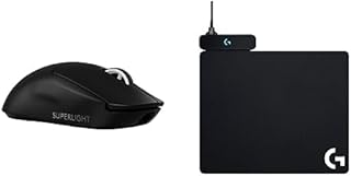 Logitech G [Virtual Bundle] G PRO X SUPERLIGHT 2 LIGHTSPEED Gaming Mouse + POWERPLAY Mouse Pad (EWR2) - Black
