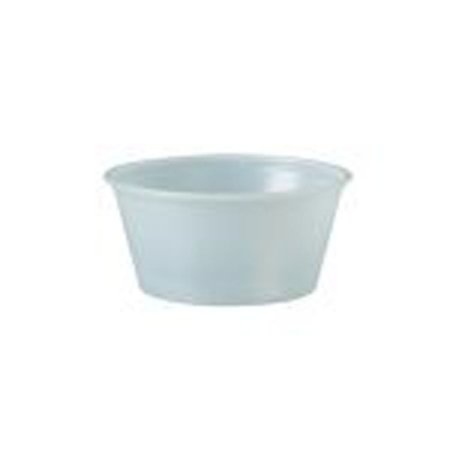 Dcc P325N Translucent Polystyrene Souffle Cup - 3.25 oz.