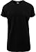 Produktbild Urban Classics TB1561 Herren T-Shirt Long Shaped Turnup Tee, Gr. Small, Schwarz (black 7)