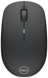 Dell WM126 Wireless Mouse, Optical, 1000 DPI, 3 Buttons,12 months runtime, AA battery, USB receiver, USB Type-A, RF Interface, scrolling wheel, Plug and Play, Black, 0.12 lb