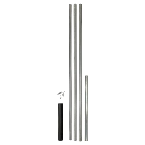 B.E.S.T. 15 Steel Telescoping Pole & Adapter for Purple Martin Houses 3Section Adjustable Bird House Support with Ground Socket & Key Locks HeavyDuty Prime Retreat Martin House Mount