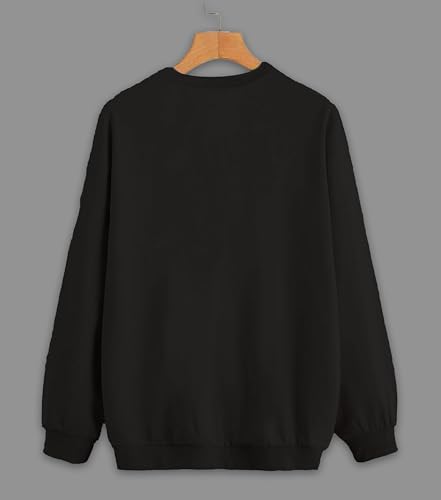 Image of Mack Jonney Solid Round Neck Cotton Fleece Sweatshirt for Men-VMACK639167