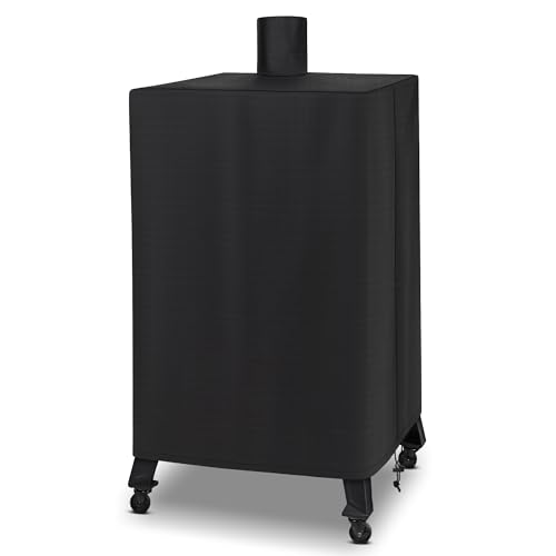 Unicook Vertical Smoker Cover Compatible with Pit Boss 4 5 7 Series Wood Pellet Grill Cover for Outside Outdoor Waterproof BBQ Protector Compared to Pit Boss 73550