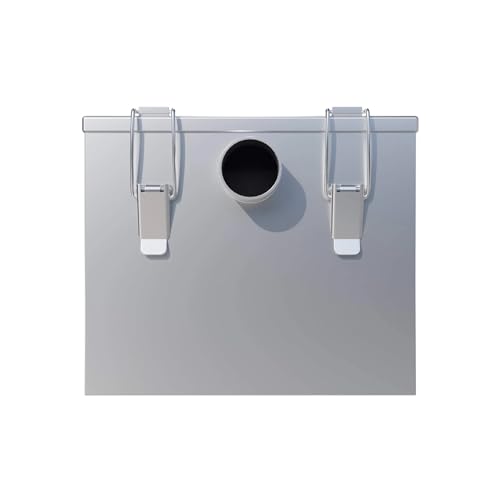Davlex Stainless steel grease trap, 16 Litre Fat Traps, 5 kilo, Commercial restaurant, cafe, take away under sink unit.