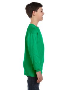 Product of Brand Gildan Youth 53 oz Long-Sleeve T-Shirt - Irish Green - M - (Instant Savings of 5% & More)3