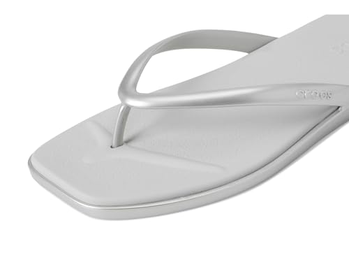 Image of Crocs Women's Miami Flip Flops | Square Toe Flat | 360 Degree Comfort | Croslite Foam Footbed