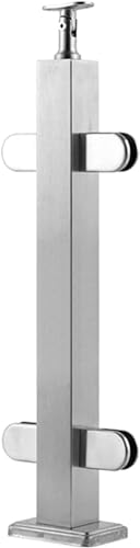 Poteau de Garde-Corps en Verre pour Balcon - Design Architectural 105cm