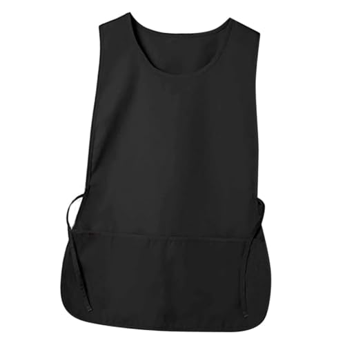 MUCKLILY Delantales De Pelo Para Estilista Delantal De Peluquero Chaleco Zapatero Unisex Chef Cocina Cocinando Bata De Pintura Artística Mandil De Hombre Poliéster Uniforme Familiar