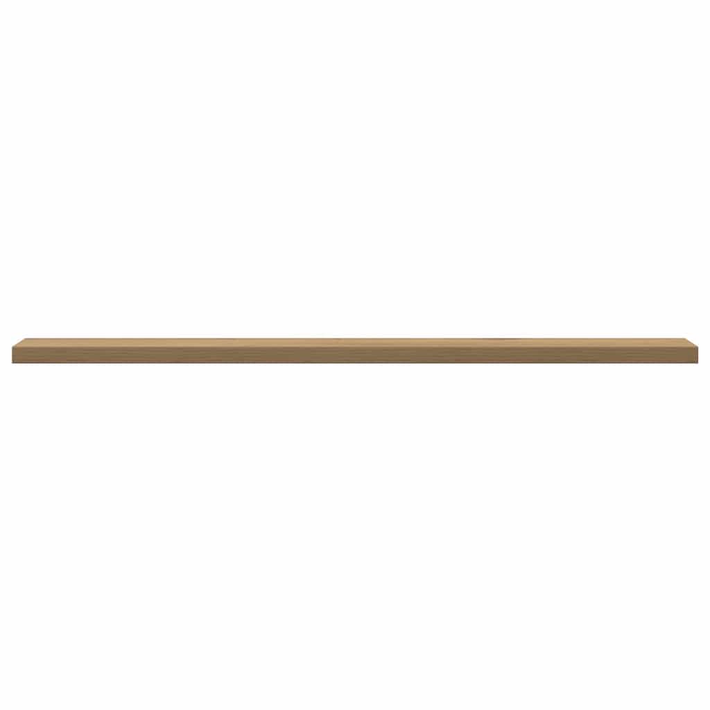 Regalboden 4 Stück Artisan-Eiche 60x10x1,5 cm Holzwerkstoff Wandregal für Wohnzimmer Büro Küche Bad Kinderzimmer Stauraum Organizer