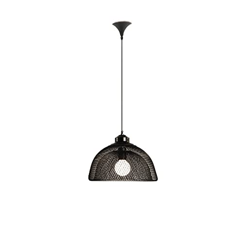 Plafonnier moderne noir E27 lustre decoration suspension luminaire