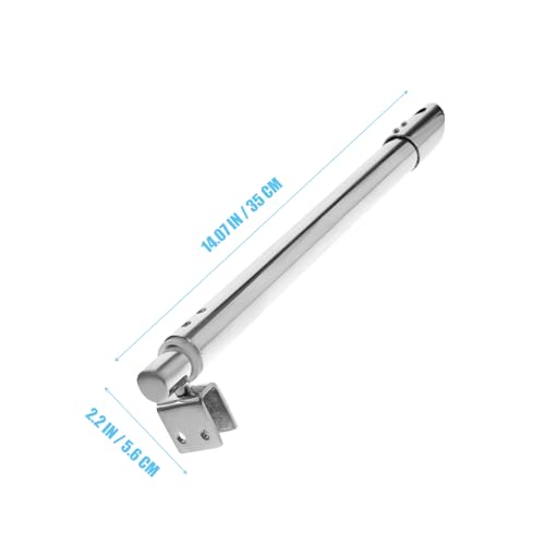 Brazo soporte para cristal de ducha en acero inoxidable pulido 3
