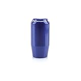 DC Sports Blue Aluminum Shaft Weighted Shift Knob; Universal Fit