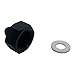-6AN Nitrous Bottle Nut CGA 660 for NOS Nitrous Bottle with Teflon Washer