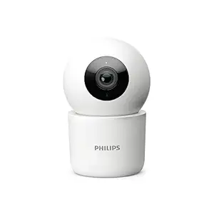 PHILIPS 5 Star CCTV Wi-Fi HSP3500 Indoor 360 degree 3 MP 2K(1296p) Resolution Security Camera | Pan, Tilt & Zoom | 2 Way Talk | Motion & Sound Detect | 2 Year Brand Replacement Warranty
