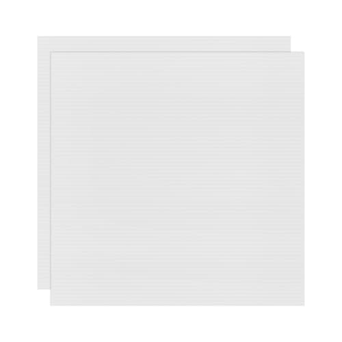 Image of M METERXITY 2-Pack Corrugated Plastic Sheets, 16 Inch x 16 Inch Waterproof Blank Corrugated Poster Board Yard Signs for Garage Sale /Office /Classroom /Party /Lawn Sign Road [3mm Thick, White]