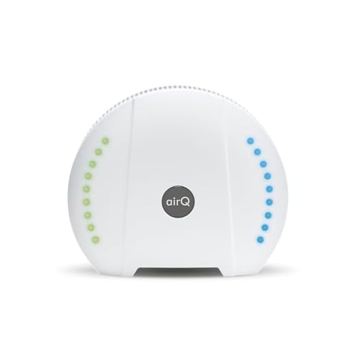 air-Q pro Luftmessgerät, Luftanalysator, Luftmesser mit 13 Sensoren präzise Messung von Feinstaub, CO2, VOC, Luftfeuchtigkeit, Temp. u.v.m. Smart Home mit App, Gesundheits- und Leistungsindex