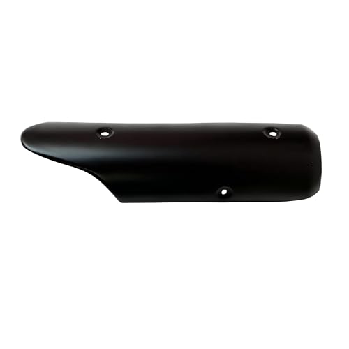 Image of EAZ Silencer Plate Cover for Royal Enfield Classic, Standard & Electra 350cc (Black, BS3 /BS4)