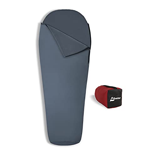 Litume Fodera per sacco a pelo in pile velour