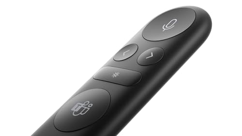 Microsoft Presenter+ (2022), Wireless and Bluetooth Presentation Clicker for PowerPoint, Advanced Built-in Features, Black Color - image 7