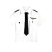 SCYPRUTH Airline Pilot Costume for Kids Captain Pilot Uniform for Career Day Halloween Dress Up Birthday Gifts