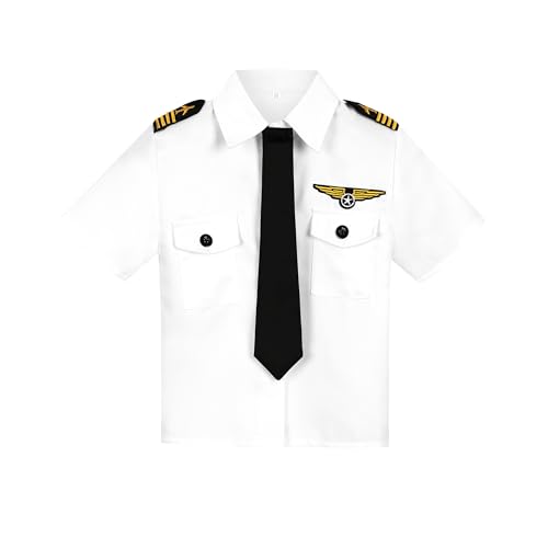 Disfraz de Piloto para Niños Talla 7-8 Años miniatura 3