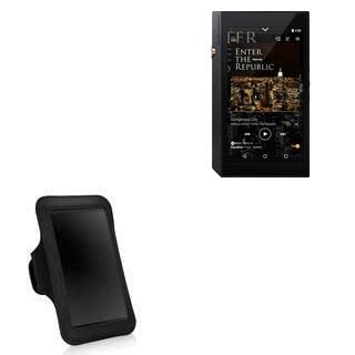 BoxWave Case Compatible with Pioneer XDP-300R - Sports Armband, Adjustable Armband for Workout and Running for Pioneer XDP-300R - Jet Black
