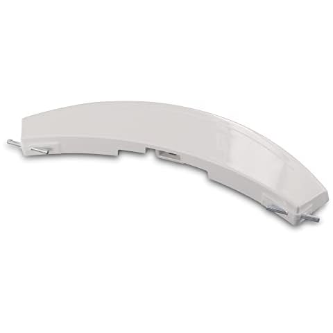 DL-pro Türgriff für Bosch Siemens 266751 00266751 Griff Handgriff Türöffner Öffner weiß mit Achsen für Waschmaschine Tür Cover