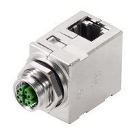 Weidmüller IE-AD-M12XRJ45-90 adaptateur RJ45 90° Ethernet industriel M12