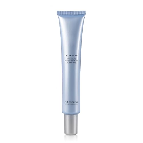 Atashi Fresh & Pure | Day Hidramat | Crema Facial Hidratante Matificante | Hidrata, Matifica, Regula la Producción de Grasa, Controla el Brillo y Minimiza Poros| Pieles Mixtas a Grasas | 50 ml