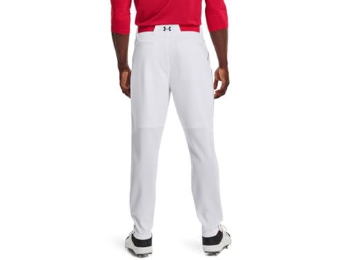 Under Armour Calça masculina Gameday Vanish Pipe, Branco (102)/Azul-marinho meia-noite, XXG