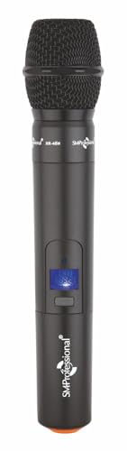 Image of Studiomaster XR 40 HH - Dual UHF Wireless Microphone System with 2 Handheld Mics & Receiver, Audio for Stage, Karaoke, Events, and Public Speaking