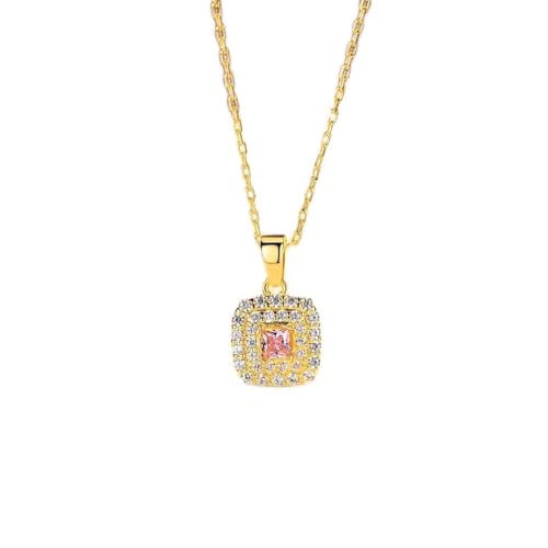 Collier topaze carrée argent 925, le cadeau femme parfait pour sceller les grands moments