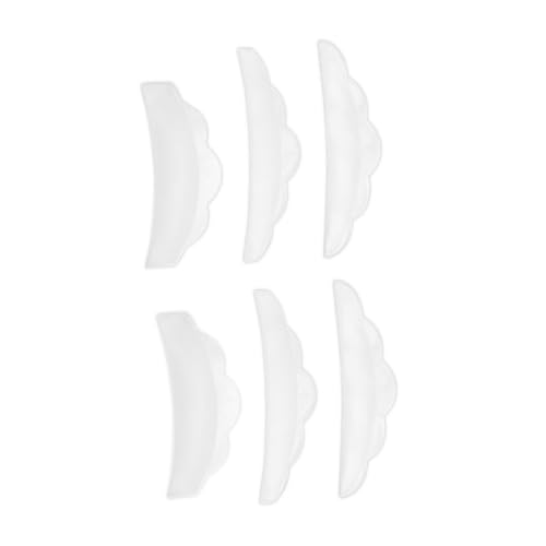 OUNONA 3Pairs Eyelash Perming Curlers with Sunflower Silicone Pads S for Grafting and Extensions Easy to Clean and Reusable Eyelash Extension Kit