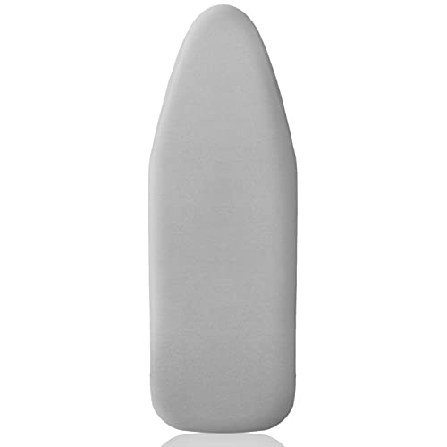 Housse de Planche à Repasser Haut de Gamme pour Un Repassage Rapide et Facile, Adaptée aux Fers à Vapeur, Gris Argent, 38-45cm x 130-140cm (Taille XXL)