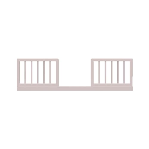 Image of Storkcraft & Graco Toddler Safety Guardrail Kit with Dowels (Pebble Gray) - GREENGUARD Gold Certified, Converts Compatible Storkcraft & Graco Crib to Toddler Bed, Kit Includes 2 Toddler Guardrails