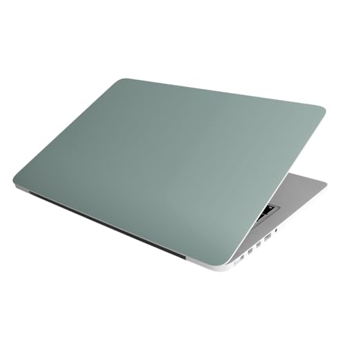 Image of Laptop Skin Stickers HD Quality Sticker for Laptops Upto 15.6 inch (Dustproof|Waterproof|Scratchproof|Reusable) - BE LT Grey NW1 (2075)