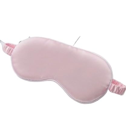 Máscara de Dormir, Tapa Olho de Cetim Super Confortavél, Cores Lindas Unisex(1,Rosa)
