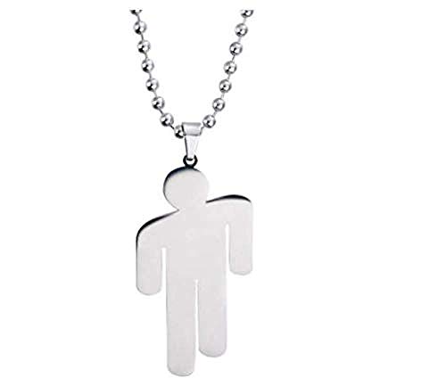 Preisvergleich Produktbild lianglimin Halskette Halskette Fashion Perality Edelstahl Anhänger Halskette Billie Eilish Singer Anhänger Halskette Unisex