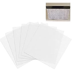Campana Extractora De Grasa Voarge 24 pcs Filtros para Campanas de Cocina Filtro Extractor Cocina Filtro Campana Extractora, para electrodomésticos de cocina, con Velcros para Filtrar Grasa y Polvo - Blanco, 43 x 45cm