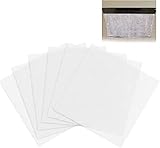 Voarge 24 pcs Filtros para Campanas de Cocina Filtro Extractor Cocina Filtro Campana Extractora, para electrodomésticos de cocina, con Velcros para Filtrar Grasa y Polvo - Blanco, 43 x 45cm